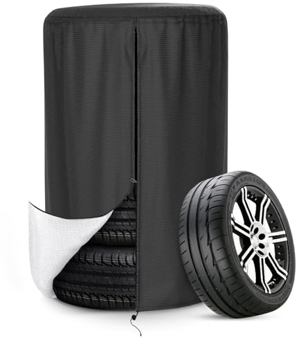 AKEfit Reifenabdeckung, wasserdicht, langlebig, Reifen-Aufbewahrungstasche für Autos, Oxford-Polyester-Gewebe, passend für Jeep, Anhänger, Wohnmobil, SUV, LKW, 73 cm x 110 cm