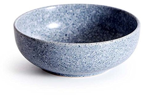 HYLR Tazón de Fuente de Ensalada casero de cerámica, tazón de Fuente japonés Creativo del Ramen Tazón de Sopa de cerámica Simple tazón de Fuente del Horno de microondas Fruit Bowl