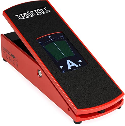 Ernie Ball Volume-Pedal mit integriertem Tuner (VPJR), rot