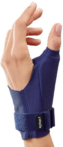 Epitact | Ruhe-Daumenbandage Rhizarthrose Daumenstütze Zur Vorbeugung Und Linderung Von Arthroseschmerzen Im Daumensattelgelenk | Dünn, Leicht, Komfortabel | Französische Innovation (M links)