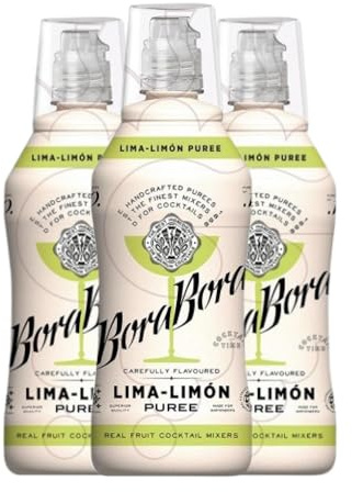 Schnapp Tarsus Bora Bora Lima Limón Purée Real Fruit Cocktail Mixer 75 cl (Caja de 3 Botellas de 75 cl)
