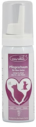 maxxiclean world Kitty’s Wash - Pfoten- & Po-Reinigungsschaum für Katzen - 50ml - Sanft - pH-neutral - Dermatologisch getestet - mit Aloe Vera & natürlichen Wirkstoffen