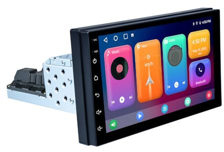 GPS Navi Navigation Navigator Monitor Karten Autoradio mit CarPlay & Android + HD Rückfahrkamera Kompatibel mit Fiat Ducato 244 Bus Kasten/Peugeot Boxer/Citroen Jumper Relay/Scudo/Peugeot-Experte