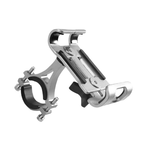 JRIFNIL Soporte Móvil Moto Soporte De Teléfono para Bicicleta Metal Aleación Aluminio Antideslizante con Clip para GPS Universal para Todos Los Teléfonos Inteligentes Soporte Navegador Moto(Style J)