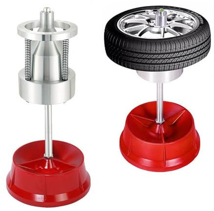 Reifenwuchtmaschine, Tragbare Auswuchtmaschine, Naben Wasserwaage aus Aluminum, Universal Auswuchtgerät, Reifen Wuchtmaschine, für Naben mit einem Durchmesser von 1 bis 4 Zoll, für Auto, LKW, Van