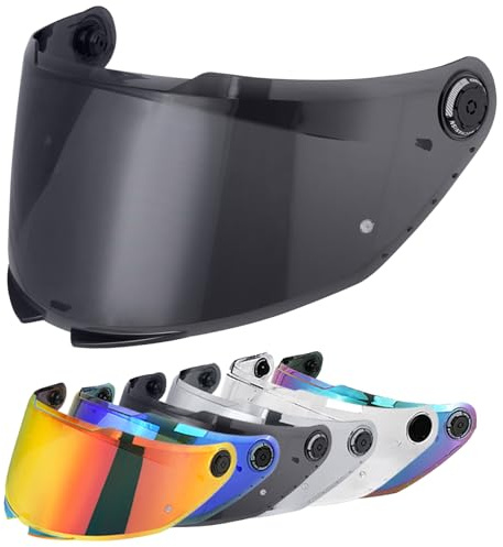 Helmet Visor Shield for MT-V-28B Thunder 4 SV,Motorcycle Wind Shield Helmet Lens Visor for Full Face Helmet,Motorbike Helmet Replacement Accessories (Black)