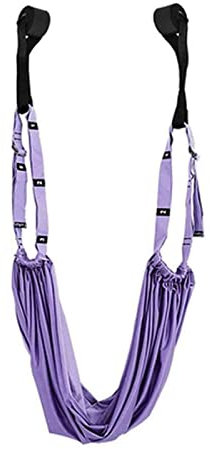 EUTYRG Yoga-Gurte, verstellbar, Aerial-Yoga-Gurt, Hängematte, Schaukel, Stretching, Anti-Schwerkraft, Inversionsübungen, mehrschichtig, B