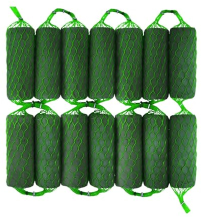 blocchi di schiuma floreale - schiuma floreale secca | ghirlanda floreale | 14 X schiuma di fiori schiuma blocchi di assorbimento ghirlanda | schiuma per vaso cimitero per abbassare fspugna