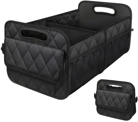 Organizer Per Bagagliaio Per Auto - Organizzatore Per Bagagliaio, Scatola Portaoggetti Per Auto, Contenitore Per Organizzazione Automobilistica Pieghevole E Impermeabile Per Accessori Da Viaggio,