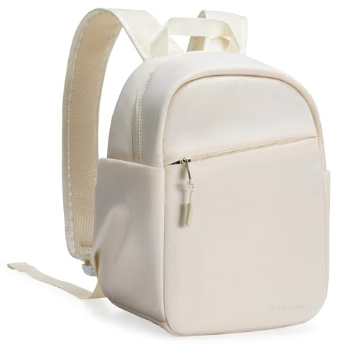K&F CONCEPT Mochila Cámara Fotos Profesional, Mochila Fotográfica Ligera 5L Resistente al Agua para Uso Diario y Viajes, Compatible con Sony/Canon/Nikon, Compacto con Compartimento para iPad, Beige