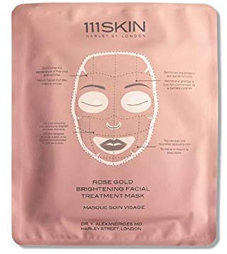 111SKIN Rose Gold Aufhellende Gesichtsbehandlungsmaske – 1 Maske, 30 ml