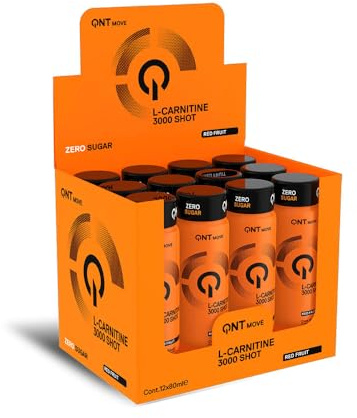 L-Carnitine 3000mg, 80 ml, Lot de 12