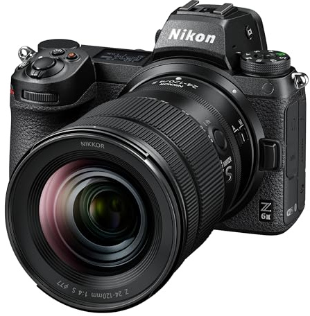 Nikon Z6II+24/120 f/4 S fotocamera Mirrorless Full Frame 4K, versione Nital | CMOS 24.5 MP, 273 punti AF, mirino OLED da 3.690k punti Quad VGA, 4K, LCD 3.2. 6 anni garanzia Nital