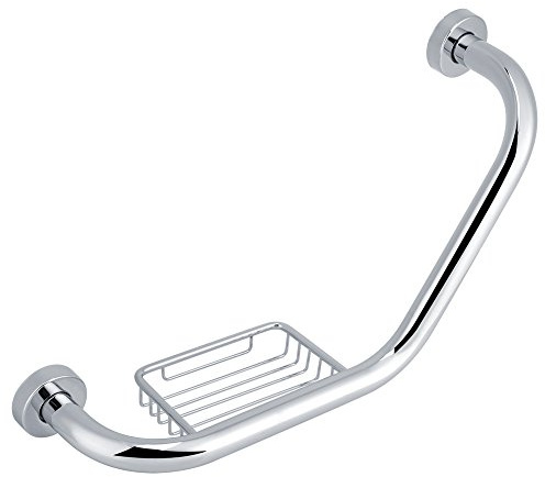 Topyond Stainless Steel Bathroom Grab Bar Bathtub Arm Safety Handle Bath | Topyond Stainless Steel Bathroom Grab Bar Bathtub Arm Safety Handle Bath Shower Tub Grab Bar with Soap Holder for Seniors