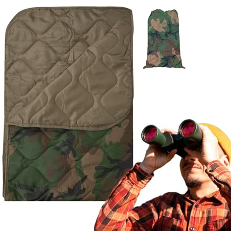 Coperta da campeggio in piuma, coperta da campeggio impermeabile,Grande coperta da viaggio per esterni ripiegabile - Trapunta calda leggera per zaino in spalla per campeggio, aereo, escursionismo