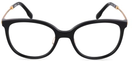 Rodenstock Schmetterling Azetat Brillen in Black, Gold für Damen, Brille mit Sehstärke, optional mit Sonnenbrillen tönung oder Blaulichtfilter (Modell R8036)