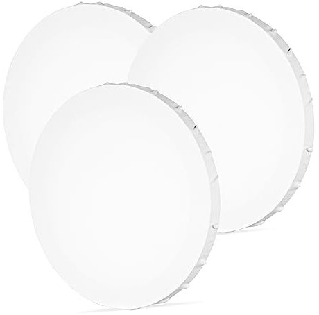 TEHAUX 3St Rahmen für Ölgemälde Canvas zählbrett Leinwandplatte Schablonenplatte Kunstmalbrett Leinwände zum Malen Kreis- -Maltafeln Rahmen für Kunstmalerei Segeltuch