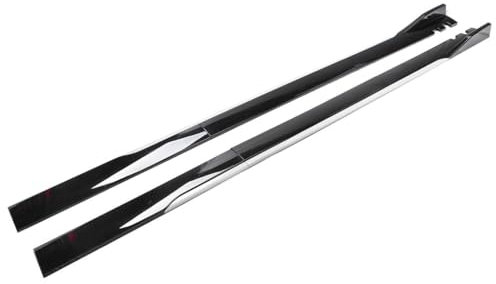 WLLLLa Car Seitenschweller für BMW 3 Series(4 Door) E90+E91 2005-2019,Autos Seitenschweller Rocker Splitter Side Winglet Wing Diffusor Karosserie-Kit,F-White
