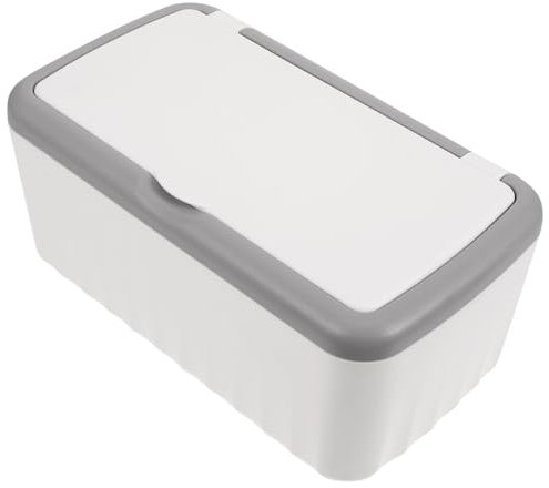 LIFKICH Taschentuchspender Kunststoff Mit Deckel Für Feuchttücher Und Servietten Rechteckige Aufbewahrungsbox Für Haushalt Staubgeschützt Vielseitig Für Zuhause Und Büro