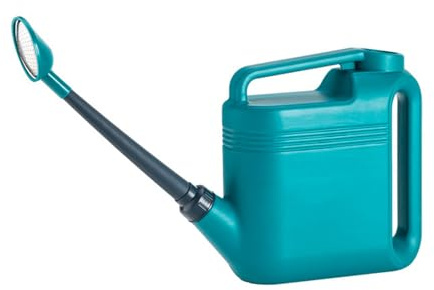 Gießkanne mit großem Fassungsvermögen, 5 l, für Blumen- und Gemüsegärten, Bewässerungswerkzeug, rostfrei, langer Auslauf, Wassersprüher