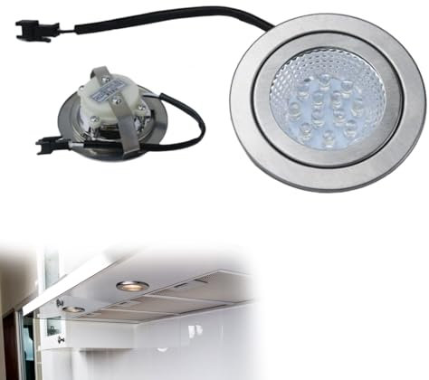 Range Hood Light Bulb - 2 Pcs Replacement LED Cooker Hood Bulbs, DC 12V Recessed Kitchen Range Hood LED Light Bulb for Enhanced Brightness, 6500K Cool White & Energy Efficient