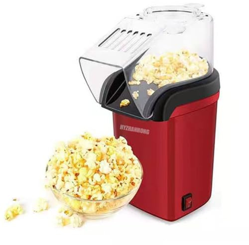 HYZHANHONG 1200W Air Popcorn Machine, Mini Air Popcorn Machine 3-Minute Fast Popcorn Machine Suitable for Family Gatherings