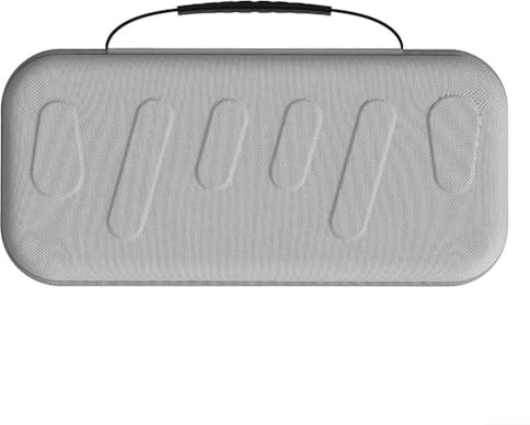 Custodia rigida compatta in EVA per console ROG X con chiusura sicura a cerniera, custodia protettiva portatile per dispositivi di gioco (grigio)