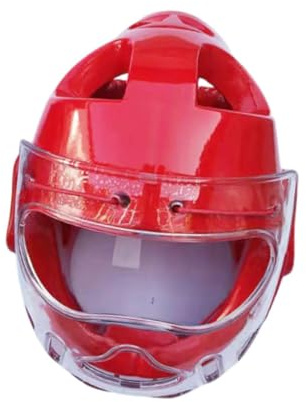 wisoolkic Casque de Boxe Kickboxing Haut de Gamme, Ajustable et léger, pour Enfants et Adultes (Hommes, Femmes, garçons et Filles).