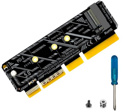 Cartes d'Extension pour Ports USB Internes Adaptateur 64 Gbps | Carte d'Adaptateur PCIe pour Carte de Contrôleur et Disque Dur sur PC de Bureau et Portable