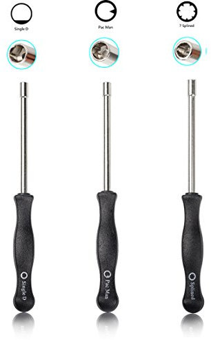 OuyFilters OxoxO Carburetor Adjustment Screwdriver Tool Pac Man Splined Single D Compatible with 2 Cycle Engine