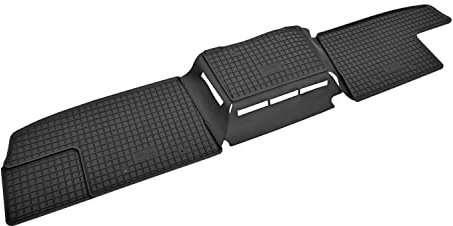 Fußmatten kompatibel mit Renault Trafic 2. Reihe 2014-2021 Gummi Auto 100% passgenaue Gummimatten Automatten Antirutsch Schwarz