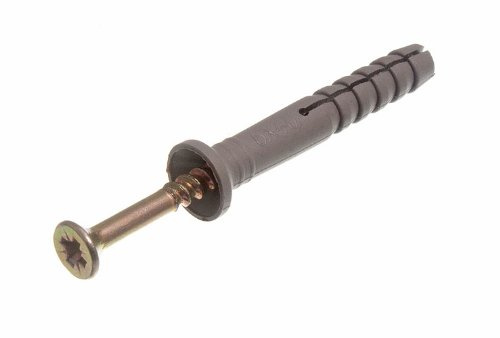 40 x Nylon Hammer in Frame FIXINGS RAWL Masonry Plugs & Screws M6 x 40MM