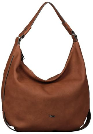 Gabor bags Malu Damen Hobo Bag Schultertasche Mittelgroß Cognac Braun