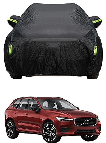 Maxure Outdoor Auto abdeckplane, für Volvo XC60 SUV Vollgarage Wasserdicht Staubdichte Wetterfest Hagelschutz UV-beständig Autoabdeckung