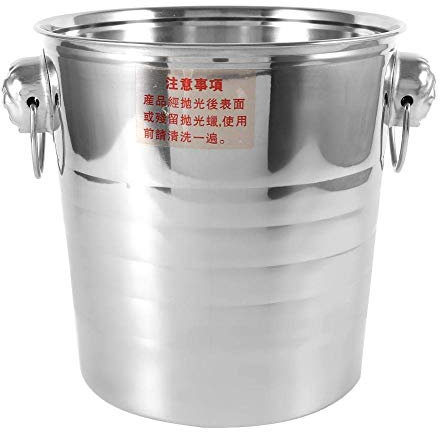 FLEAGE Raffreddatore per Vino, barile di Champagne in Acciaio Inossidabile, barile di Birra, Secchiello per Ghiaccio Spesso, raffreddatore per Bottiglie di Vino