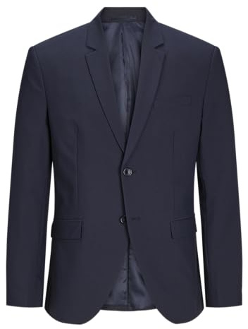 Jack & Jones Jprbushwick Harry Blazer Slim Fit, Azul Marino/Ajustado: Corte Ajustado, 50