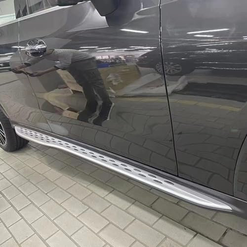 2 Stück Auto Seitenschweller für Mercedes Benz GLC GLC250 GLC300 2023 2024, Anticrash Seitenschürze Splitter Verlängerungen Lip Winglet Diffusor, Modifizierte Dekoration Zubehör