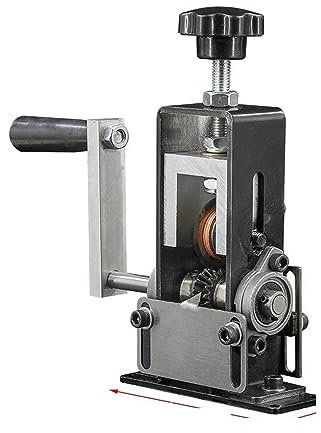 Máquina peladora de Cables Manual, máquina peladora de Cables Manual, Taladro de manivela, Pelacables operado a Mano para pelar chatarra de Cobre, diámetro de 1-20 mm (Color: 1 Hoja, tamaño: