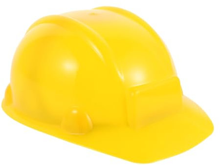 Milisten Kinder Spielzeug Bauhelm Gelber Kunststoff Schutzhelm Bequemer Kinder Schutzhelm Für Kostümpartys Und Rollenspiele