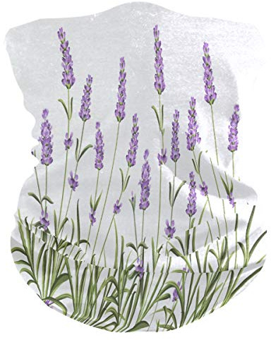 Lavender Purple Flowers 26X30Cm Versatili Passamontagna Elastico Cerchietto per Capelli per Estivo Escursionismo Bambini