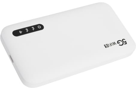 YUYTE Router Hotspot Mobile WiFi 6 5G SIM 1GB 5G, Supporto Ad Alta velocità per 16 Dispositivi, Router Portatile 6100mAh con Slot per Scheda SIM per Telefono e Tablet