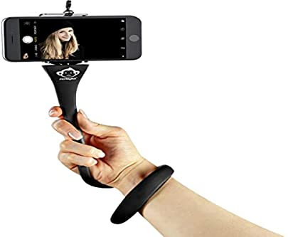 MONKEYSTICK Selfie Stick [Das Original] Ultra flexibel - Handy Stativ, Tripod mit Vibrationsschutz für jeden Anlass + BT-Fernbedienung und Reisetasche