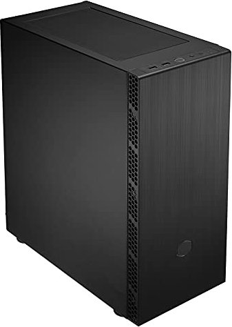 Cooler Master MasterBox MB600L V2 - Cajas ATX Minimalista para PC con entradas de Malla y Panel Frontal Cepillado, Negro