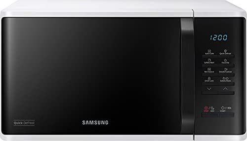 Samsung MS23K3513AW/EG Microonde / 800 W / 23 L / 48,9 cm di larghezza/Quick Defrost / 29 programmi automatici/Bianco (Ricondizionato)