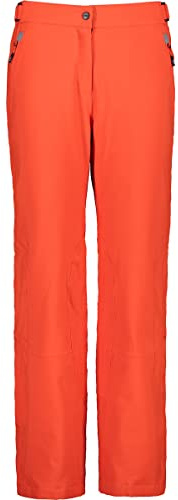 CMP Women Stretch Pant rot | 4-Wege-Stretch für optimale Bewegungsfreiheit, Clima Protect Technologie für zusätzliche Wärme, warm bleibst