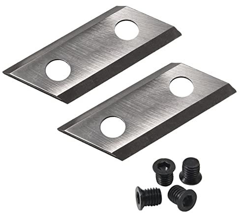 Générique LITAO-XIE, 1 Paire de Lames de broyeur de Jardin Couteaux de déchiqueteuse à Bois avec vis pour Eco ES1600 Ryobi RSH2545B BG-KS 2040 McCulloch