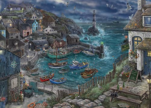 Ravensburger - The Lighthouse Solitaire Puzzle, Escape-Puzzle-Kollektion, Geschenkidee für sie oder ihn, Brettspiel für Erwachsene, 759 Teile, 70x50 cm