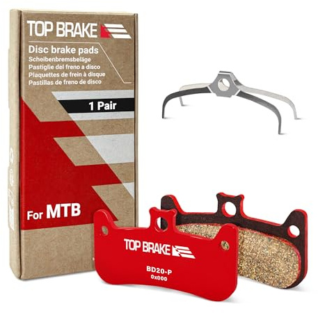 Top Brake BD20 Pastiglie Freno Bici a Disco per Formula Cura 4 (Performance (Composto ceramico)-Rosso)