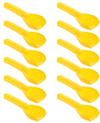 Kisangel 12 Stück Strandsandschaufeln Kunststoff-Sandschaufeln Strandspielzeugschaufeln Für Kinder Kleinkinder Jungen Mädchen Spaß Geburtstagsfeier Gefälligkeiten