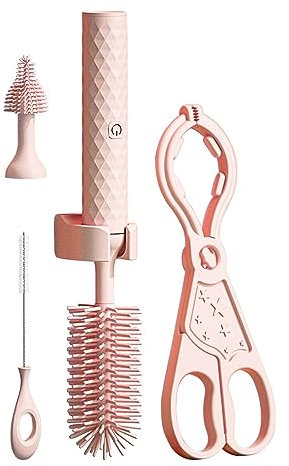 Fukamou Electric Baby Bottle Brushes For Cleaning, Electric Bottle Cleaner Brush Set, Perfect For Cleaning Bottles And Cups